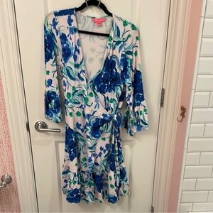 Lilly Pulitzer Misha wrap dress size XL